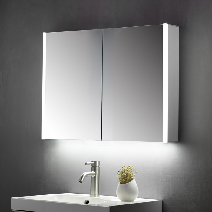 Belfry Bathroom Crumb 600m W x 700cm H Surface Mount Mirror
